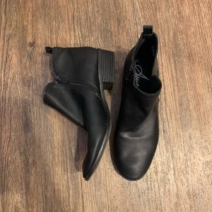 American rag black booties